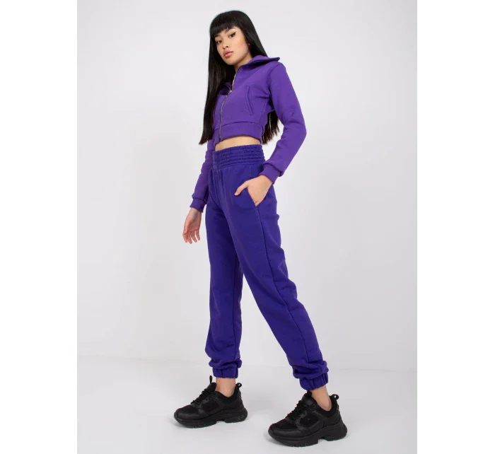 Tepláky RV DR 7460.11 tmavě fialová