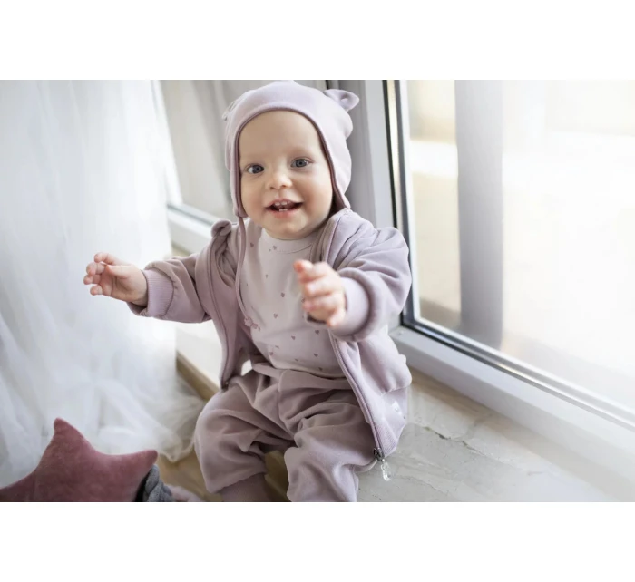 Dívčí mikina Hello růžová - Pinokio