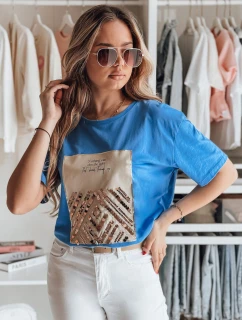 Dámské tričko CENTIA modrá FashionStreet RY2613