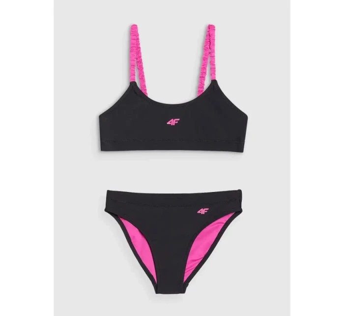 Dívčí dvoudílné plavky 4F 4FJWSS25UBKSF045-20S Dívčí dvoudílné plavky 4F 4FJWSS25UBKSF045-20S