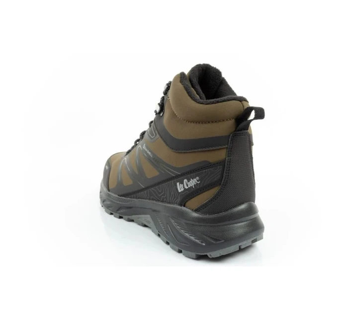 Lee Cooper pánské zimní trekové boty zateplené nepromokavé zelené