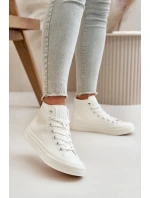 Dámské Zateplené Tenisky Z Eko Kůže Bílé Big Star model 21669546 - Big Star Shoes Dámské Zateplené Tenisky Z Eko Kůže Bílé Big Star model 21669546 - Big Star Shoes