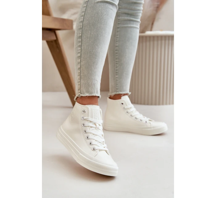 Dámské Zateplené Tenisky Z Eko Kůže Bílé Big Star model 21669546 - Big Star Shoes Dámské Zateplené Tenisky Z Eko Kůže Bílé Big Star model 21669546 - Big Star Shoes