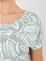 T shirt model 22031421 pistacjowy - FPrice