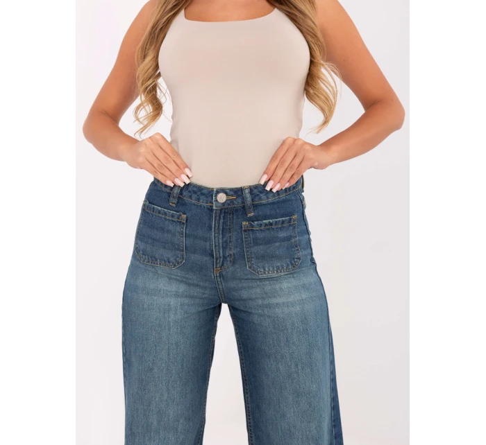 Kalhoty D80018BB62456D285 tmavě modré Kalhoty D80018BB62456D285 tmavě modré