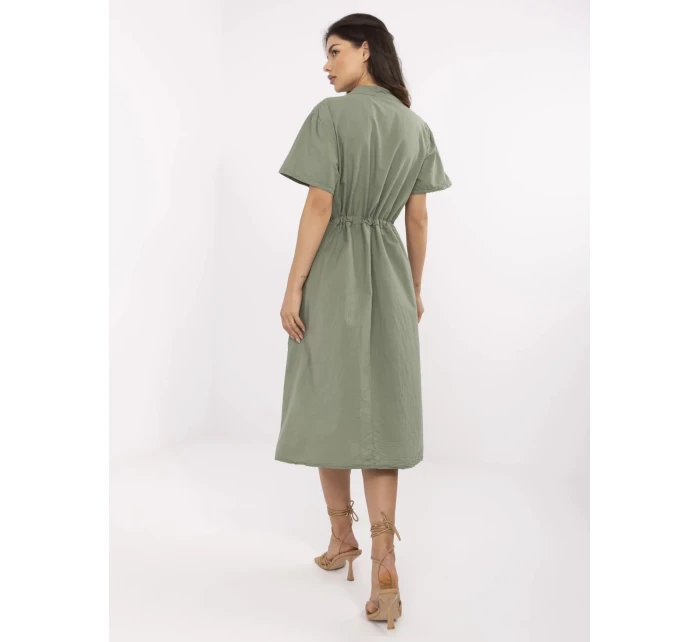 Sukienka MI SK model 21133048 khaki - FPrice Sukienka MI SK model 21133048 khaki - FPrice