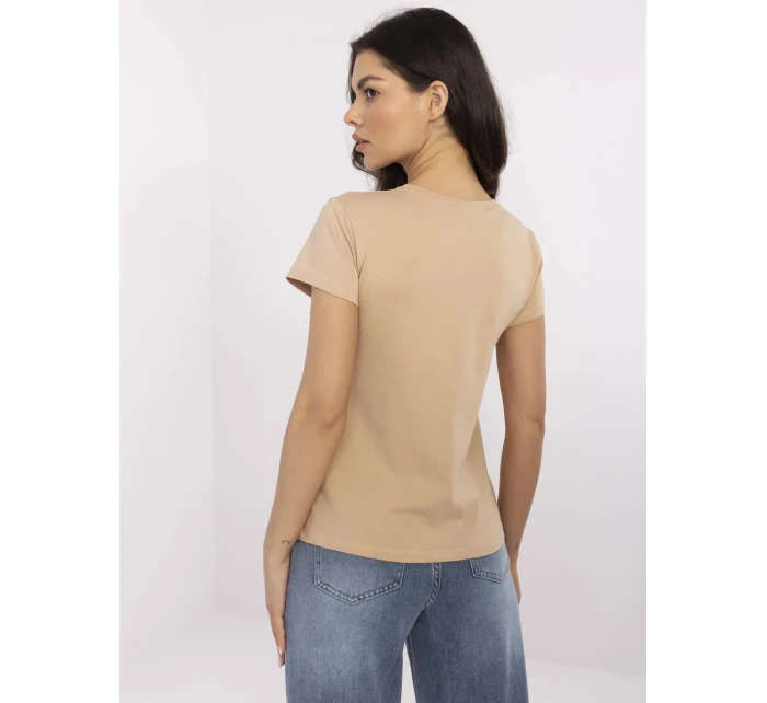 Tričko RV TS 4623.83 velbloudí Tričko RV TS 4623.83 velbloudí