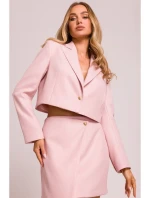 M853 Oříznuté sako - broskvové