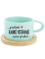 Hrníček makronka - Protože [doplň si sám] není prdel