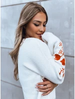 Dámský svetr white Dstreet model 21971128 - FashionStreet Dámský svetr white Dstreet model 21971128 - FashionStreet