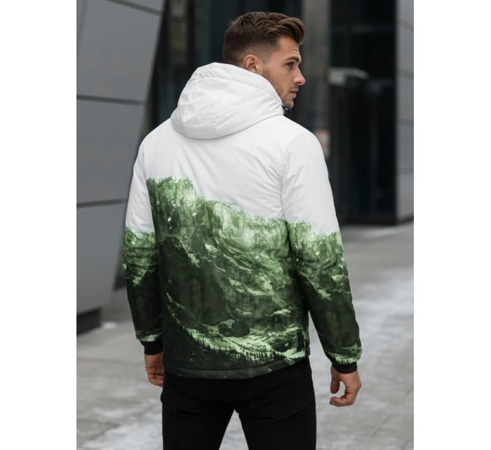 Pánská zimní lyžařská bunda zelená FashionStreet TX5126