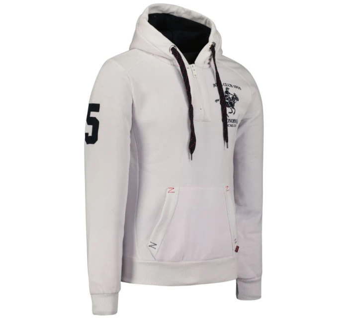 Geographical Norway Folton EO 100 M WW4783H/GNO-Bílá mikina