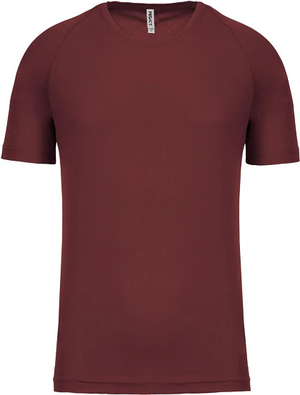 Kariban ProAct PA 438 Pánské sportovní tričko 20.P438 wine Kariban ProAct PA 438 Pánské sportovní tričko 20.P438 wine