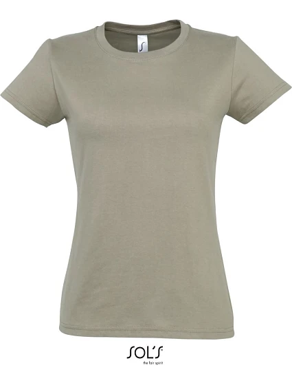 SOL'S Imperial Women Dámské tričko z těžké bavlny 25.1502 khaki SOL'S Imperial Women Dámské tričko z těžké bavlny 25.1502 khaki