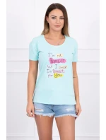 Dokonalá halenka s mátovým potiskem