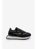 Pánské tenisky Big Star NN174321 s paměťovou pěnou Černé Pánské tenisky Big Star NN174321 s paměťovou pěnou Černé
