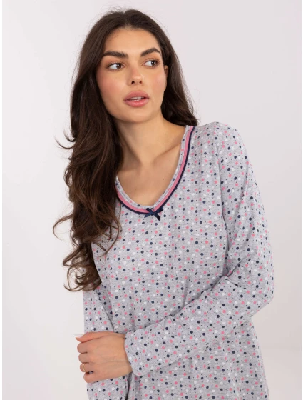 DU KN noční košile FP 104.26 šedá