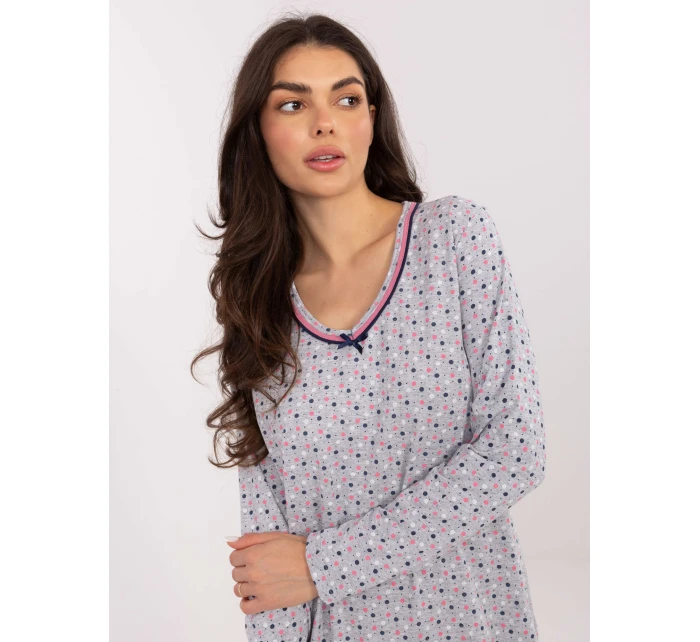 DU KN noční košile FP 104.26 šedá