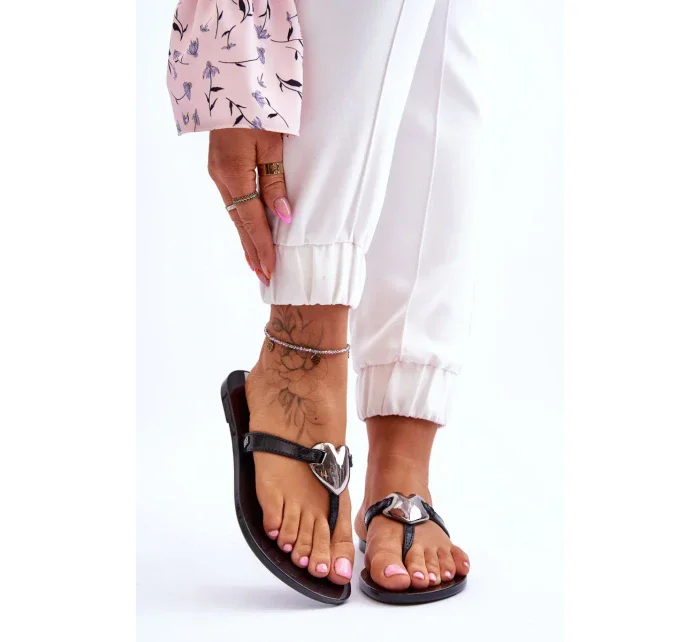 Dámské veganské žabky ZAXY JJ285031 Černá Dámské veganské žabky ZAXY JJ285031 Černá