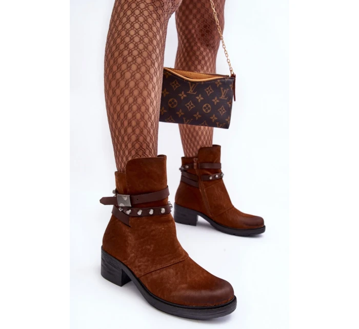 Boty na podpatku  model 185640 Step in style