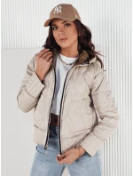 Dámská přechodová bunda hnědá Dstreet model 21974216 - FashionStreet