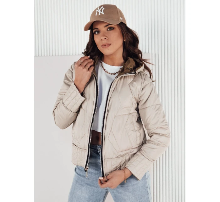 Dámská přechodová bunda hnědá Dstreet model 21974216 - FashionStreet