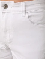 Spodnie jeansowe damskie mom fit z wysokim stanem białe FashionStreet UY2906