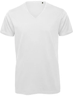 B&C Inspire V T /men_° Pánské tričko s výstřihem do V model 22483638 white