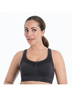 EasyMove Zip sportovní top moldovaný,přední zapínání 5511 carbon grey - Active