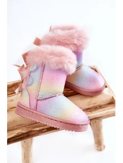 Dětské Teplé Sněhule Semišové s model 21597150 - Boto