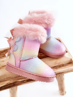 Dětské Teplé Sněhule Semišové s model 21597150 - Boto