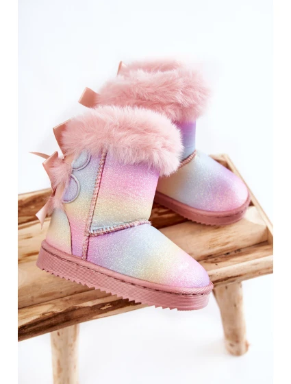 Dětské Teplé Sněhule Semišové s model 21597150 - Boto