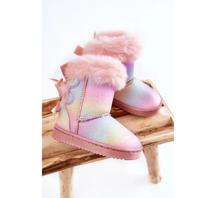 Dětské Teplé Sněhule Semišové s model 21597150 - Boto