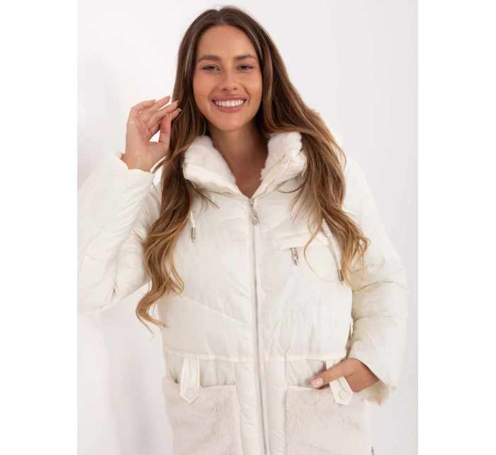 Kurtka MBM KR model 21717642 ecru - FPrice Kurtka MBM KR model 21717642 ecru - FPrice