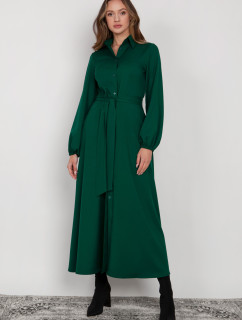 Šaty s dlouhým rukávem model 16708717 Zelená - Lanti