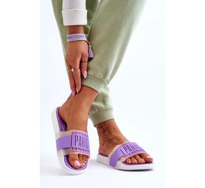 Dámské sportovní pantofle fialový Sunrise Dámské sportovní pantofle fialový Sunrise