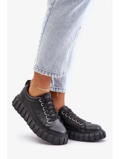 Zateplené Dámské Tenisky Big Star Černé