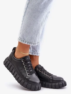 Zateplené Dámské Tenisky Big Star Černé