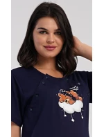 Dámská noční košile mateřská Méďa na obláčku