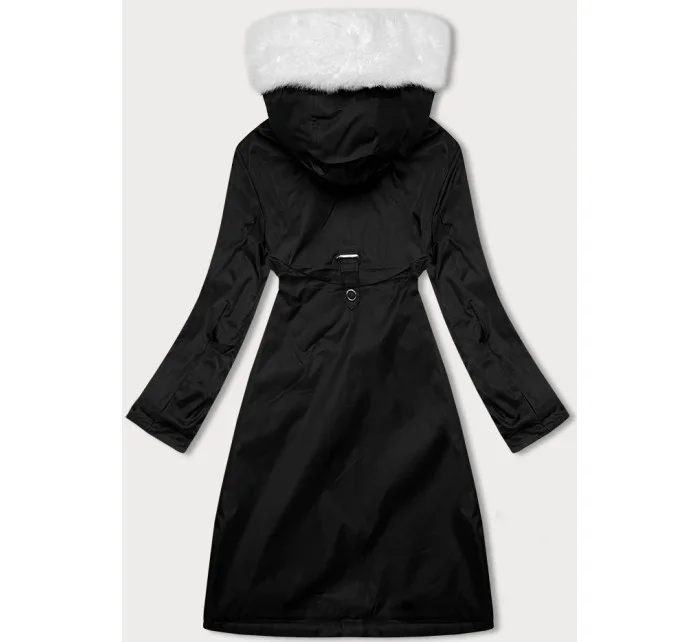 dámská zimní bunda parka s kožešinou model 21247471 - S'WEST