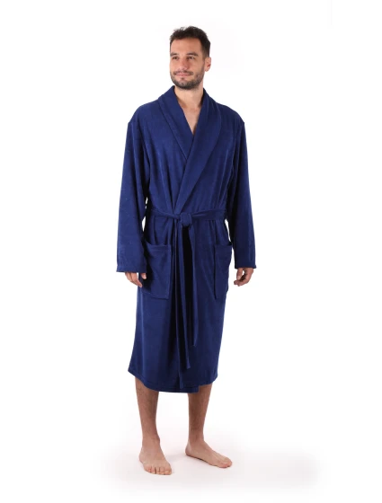 Bari pánský župan nadměrný tmavě modrá