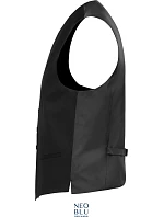 Max Men Pánská vesta model 22500428 deep black - NEOBLU Max Men Pánská vesta model 22500428 deep black - NEOBLU