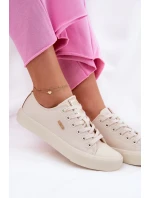 Dámské Textilní Tenisky Big Star model 21692161 Béžové - Big Star Shoes Dámské Textilní Tenisky Big Star model 21692161 Béžové - Big Star Shoes