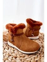 Children's Snow Boots With Fur Big Star BB374058BS Camel Children's Snow Boots With Fur Big Star BB374058BS Camel