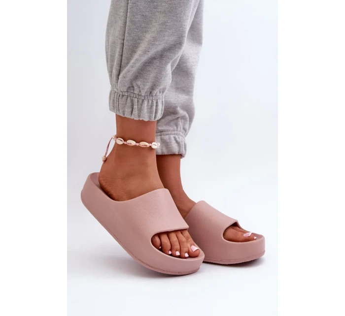Dámské růžové pantofle Airaplea Foam Platform Dámské růžové pantofle Airaplea Foam Platform