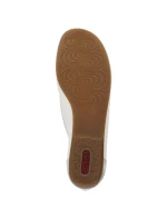 Kožené pohodlné polobotky Rieker W RKR658 beige