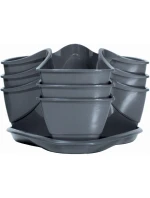VERYKAL GARDEN CASCADE POND pro bylinky - GRAPHITE