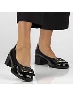 Skórzane  na czarne Filippo model 22087085 - Hikvision