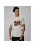 T-shirt regular z nadrukiem męski 4F 4FRSS26TTSHM4238-11S T-shirt regular z nadrukiem męski 4F 4FRSS26TTSHM4238-11S