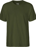 Neutral O 60001 Pánské tričko z těžké bio bavlny 77.6001 military